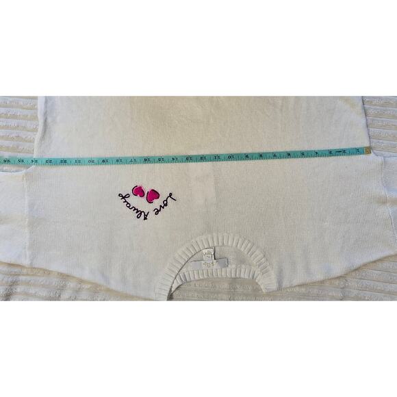 Lilly Pulitzer Pippy Sweater Coconut Love Always Embroidery - Picture 9 of 12